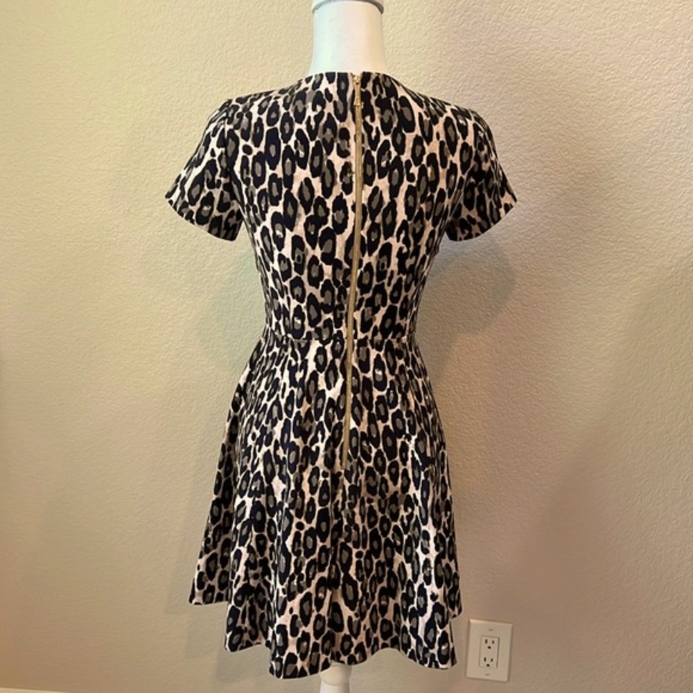 Kate Spade Leopard Flared Dress - Picture 3 of 16